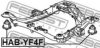 HONDA 50230SJCA01 Mounting, axle beam